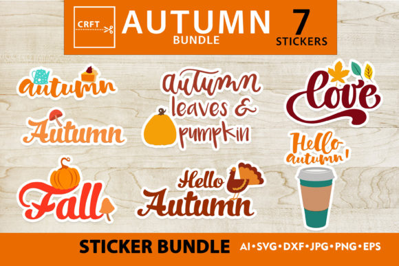 Review: Bundle Lettering Fall Stickers SVG Craft