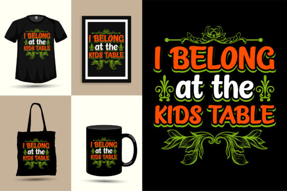 Reviewing I Belong at the Kids Thanksgiving Design
