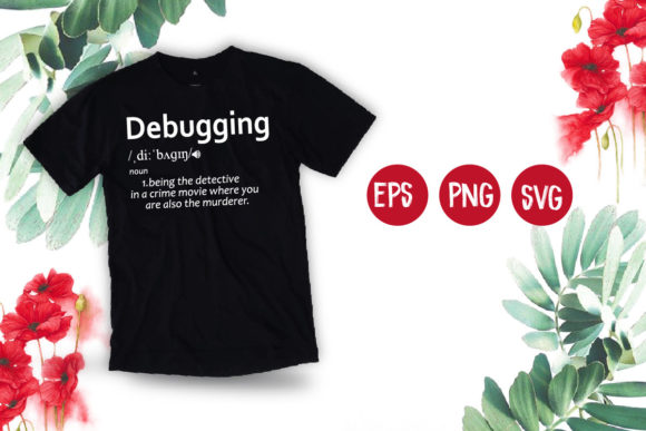 Reviewing the Funny Debugging Definition SVG for Stitch