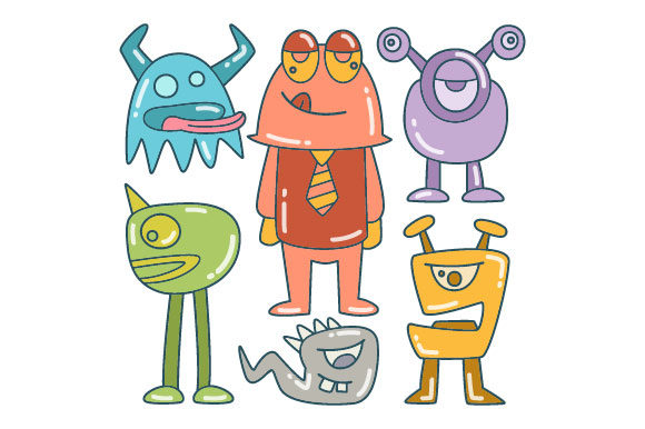 Reviewing the Funny Monster Cartoon Character Vector